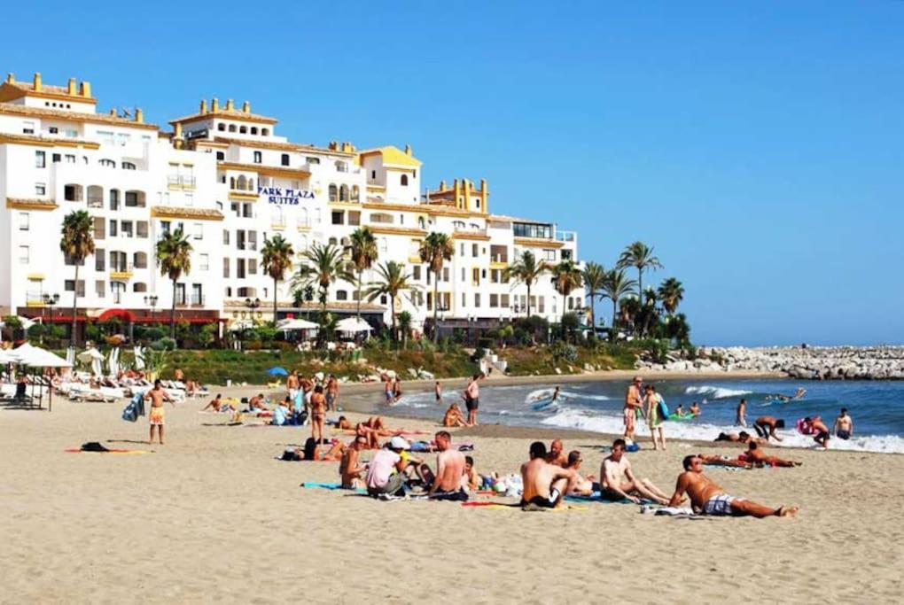 شقة 218 Puerto Banus Marbella Front Line 270 Meters المظهر الخارجي الصورة